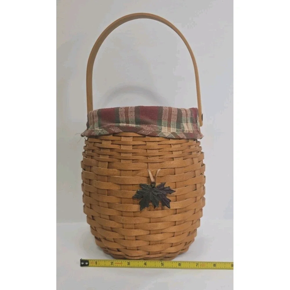 Longaberger 2000 October Fields Basket With Plastic Liner~No Lid